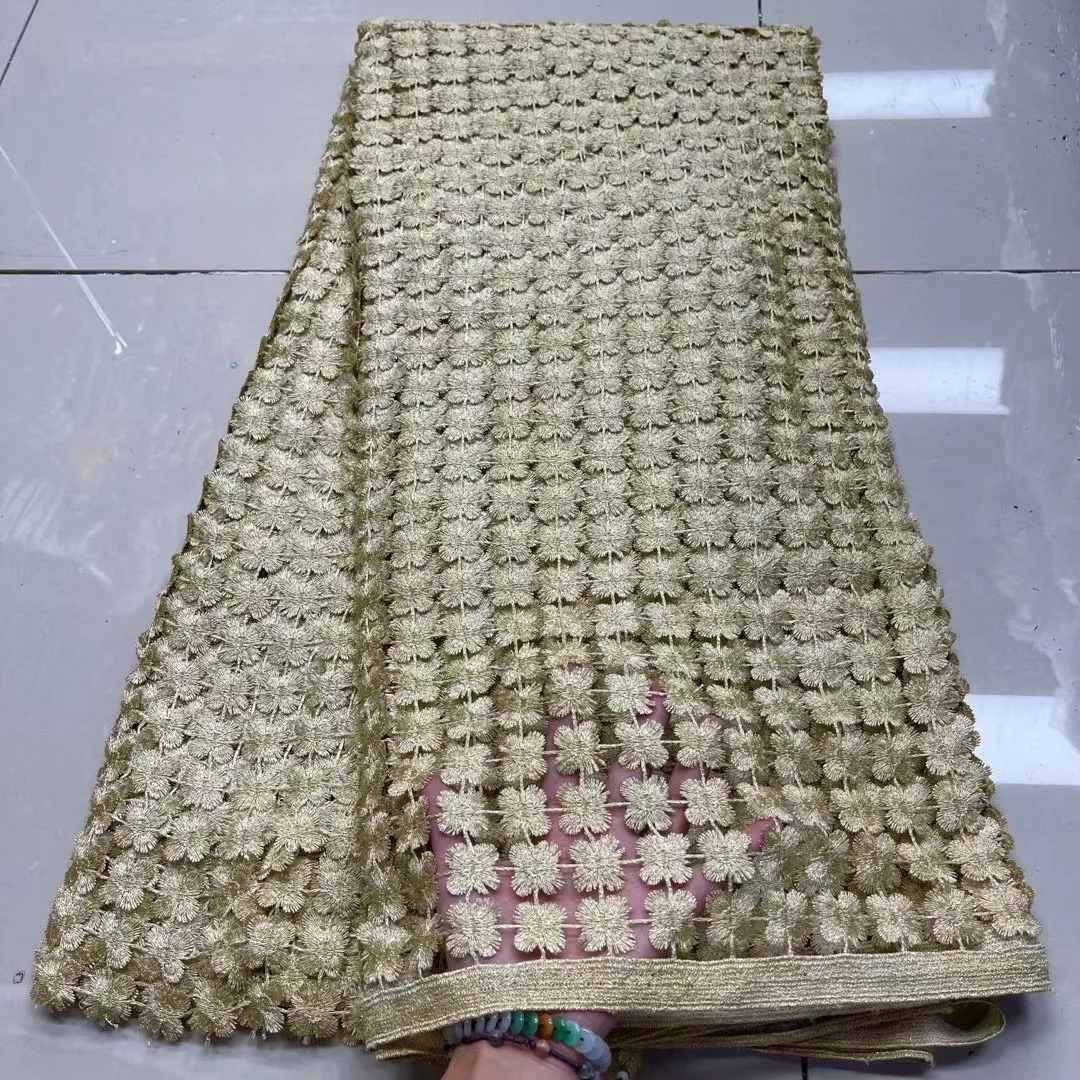 

Кружево женское гипюровое, водорастворимое, в африканском стиле