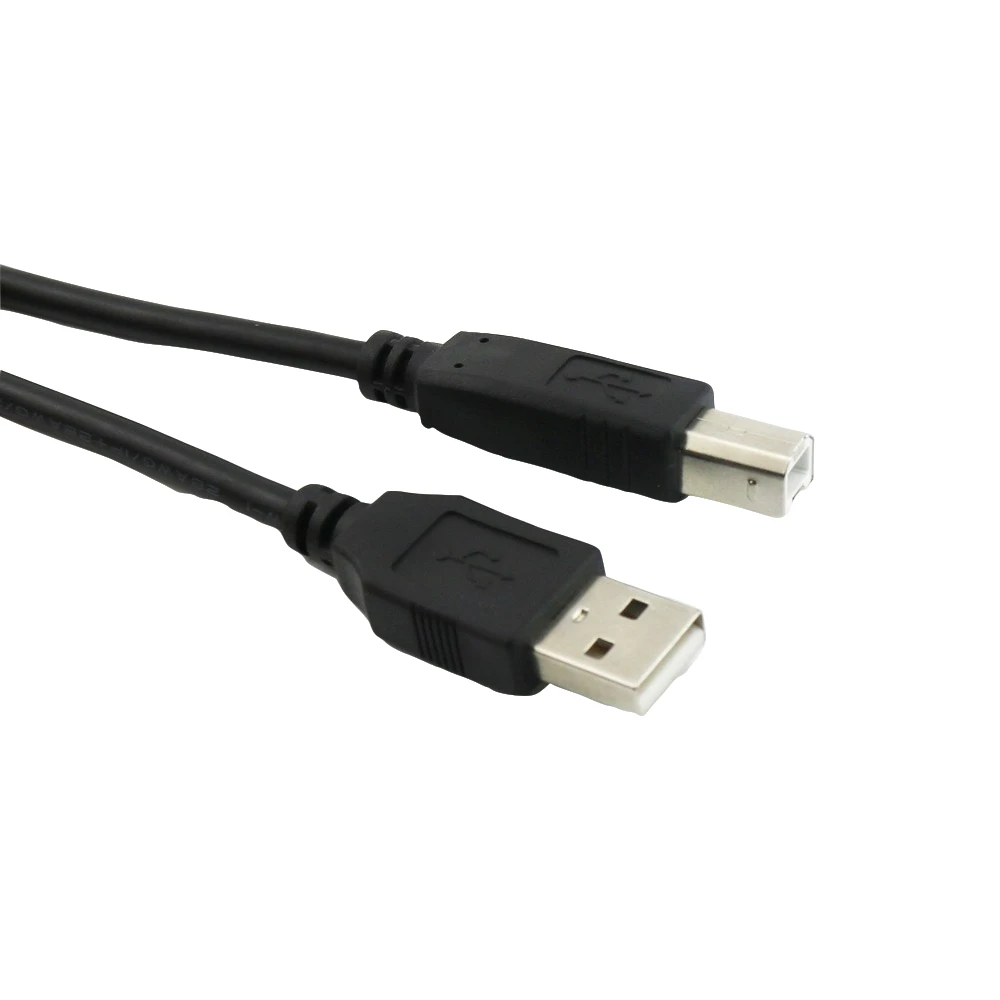 20x USB 2,0 Тип мужчина к USB 2,0 B штекер Сканер Принтер Соединительный кабель 30 см/1ft черный