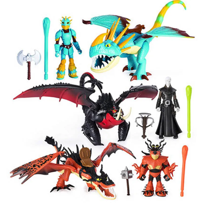 

2019 How to Train Your Dragon Toothless Action figure Light Fury Toothless Toys For Children's Birthday Gifts