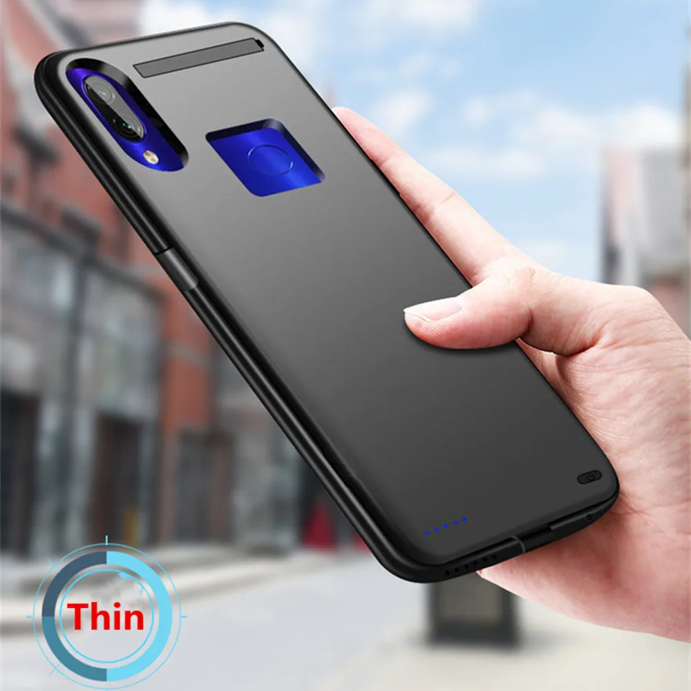 Внешний аккумулятор NTSPACE на 6800 мА · ч зарядный чехол для Xiaomi Redmi Note 7 Pro
