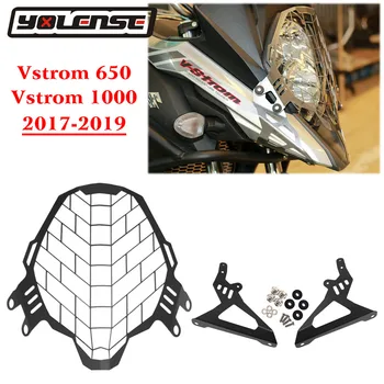 

For SUZUKI DL650 DL1000 V-strom DL 650 1000 Vstrom 650 2017 2018 2019 Motorcycle Headlight Protector Guard Lense Cover Cooled