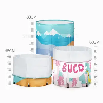 

Baby Swimming Barrel Household Foldable Baby Bath Barrel Children Bath Barrel Children Swimming Pool Bath Barrel