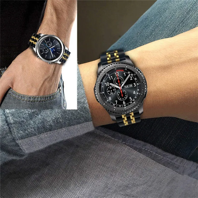 Браслет Для Xiaomi Amazfit Bip ремешок для huami Pace Stratos gtr 47 мм из нержавеющей стали gts 42
