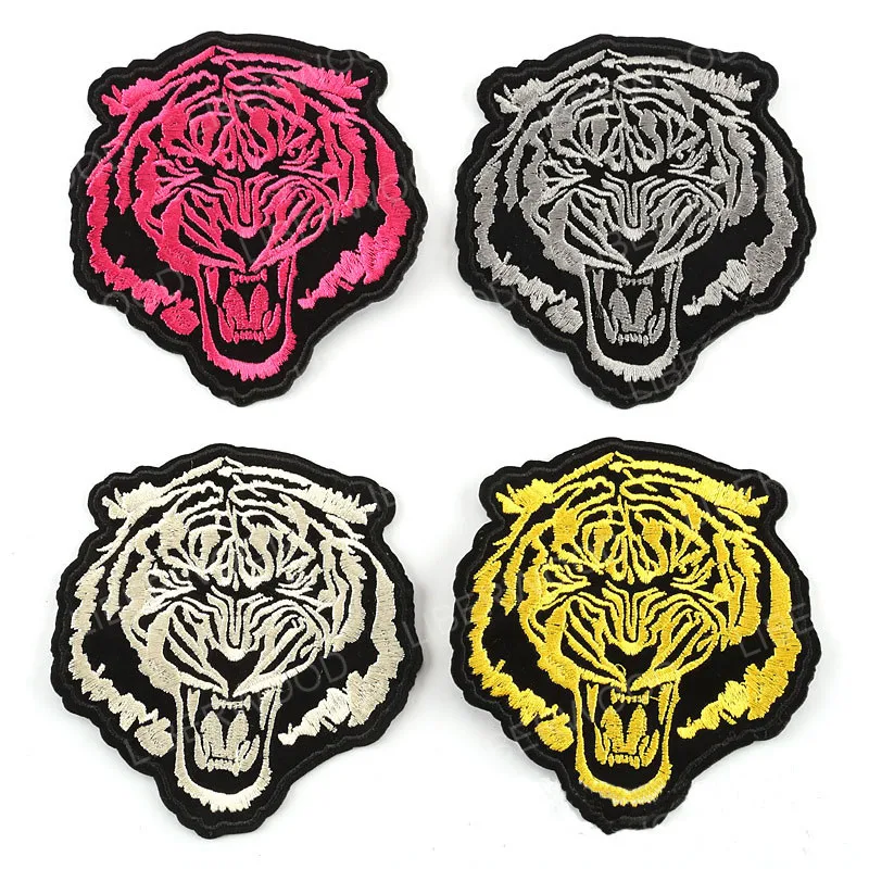 FINE 100/% EMBROIDERED BENGAL TIGER EMBROIDERED BENGAL TIGER IRON ON TIGER PATCH