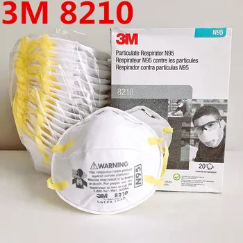 

10PCS 3M 8210 Dust Safety Mask Anti-particles PM 2.5 masks Electrostatic Filter Protective Respirator MASKS