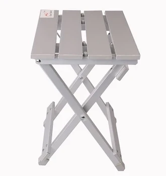 

Aluminum Alloy Bench Portable Folding Chair Metal Mazar Outdoor Fishing Bench For Leisure