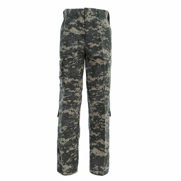 Men's Outdoor Hiking Trekking Pants Tactical Waterproof Camouflage Trousers Army Military ACU Climbing Hunting Combat Clothing - Color: ACU