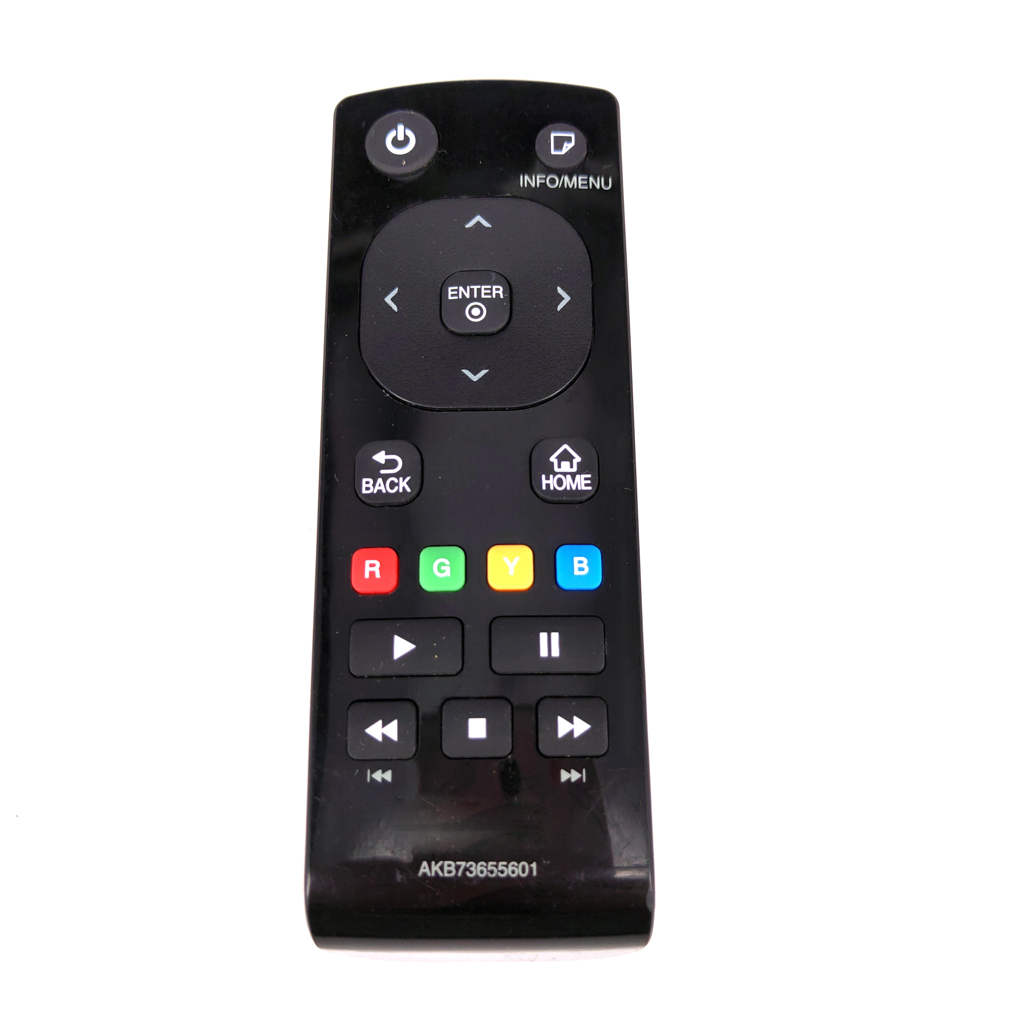 Подержанный оригинальный сетевой медиаплеер AKB73655601 для LG Смарт ТВ пульт