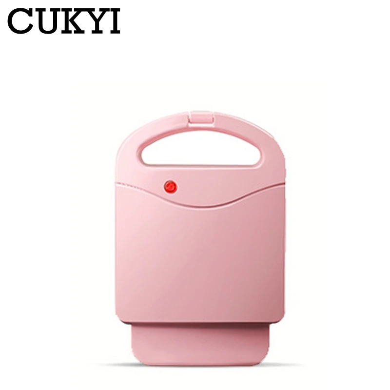 CUKYI 650W Household Double-sided Heating Sandwich Maker Electric Breakfast Machine Waffle Maker Egg Cake Oven Mini Toaster 220V 5