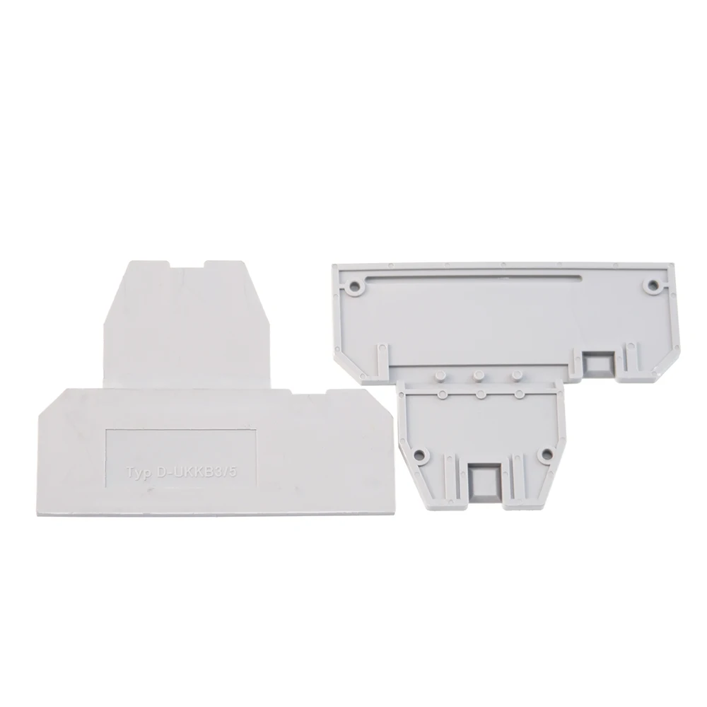 10Pcs UKKB-3 Din Rail Terminal Blocks  Connector Double Layer Terminal Screw Wiring UKKB3 Wire Connector  Screw Terminal Block