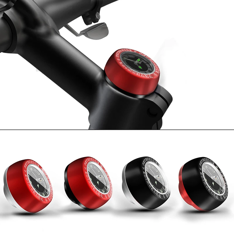 

Bicycle Bowl Quartz Watch Waterproof Headset Vehicle Clock Top Cap Stem Cover