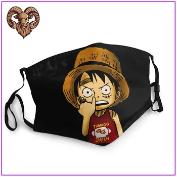

Luffy Childhood 2 one piece Men Women facemasks for virus protection cotton facemasks pm2.5 mask filter reusable washable