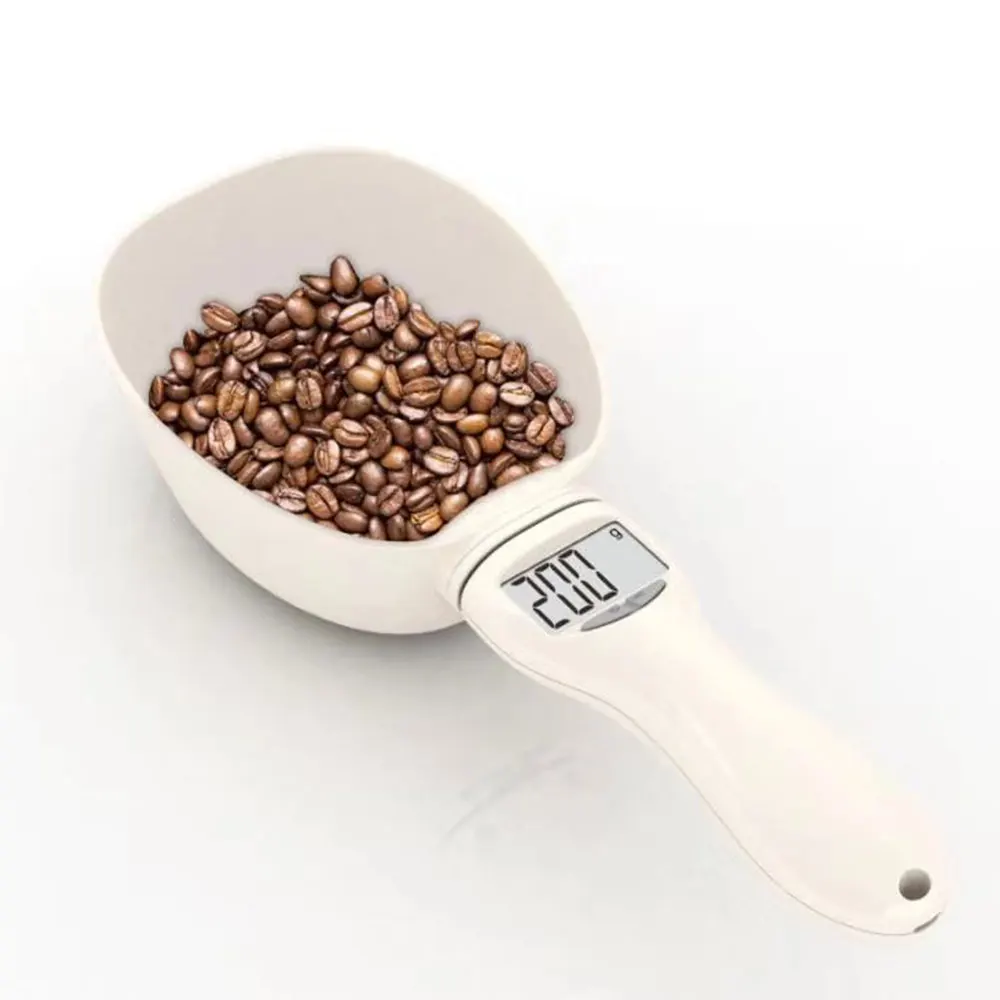 

800g/1g Pet Food Scale Cup For Dog Cat Food Measuring Portable Scale Spoon Cup Feeding Bowl With LCD Display