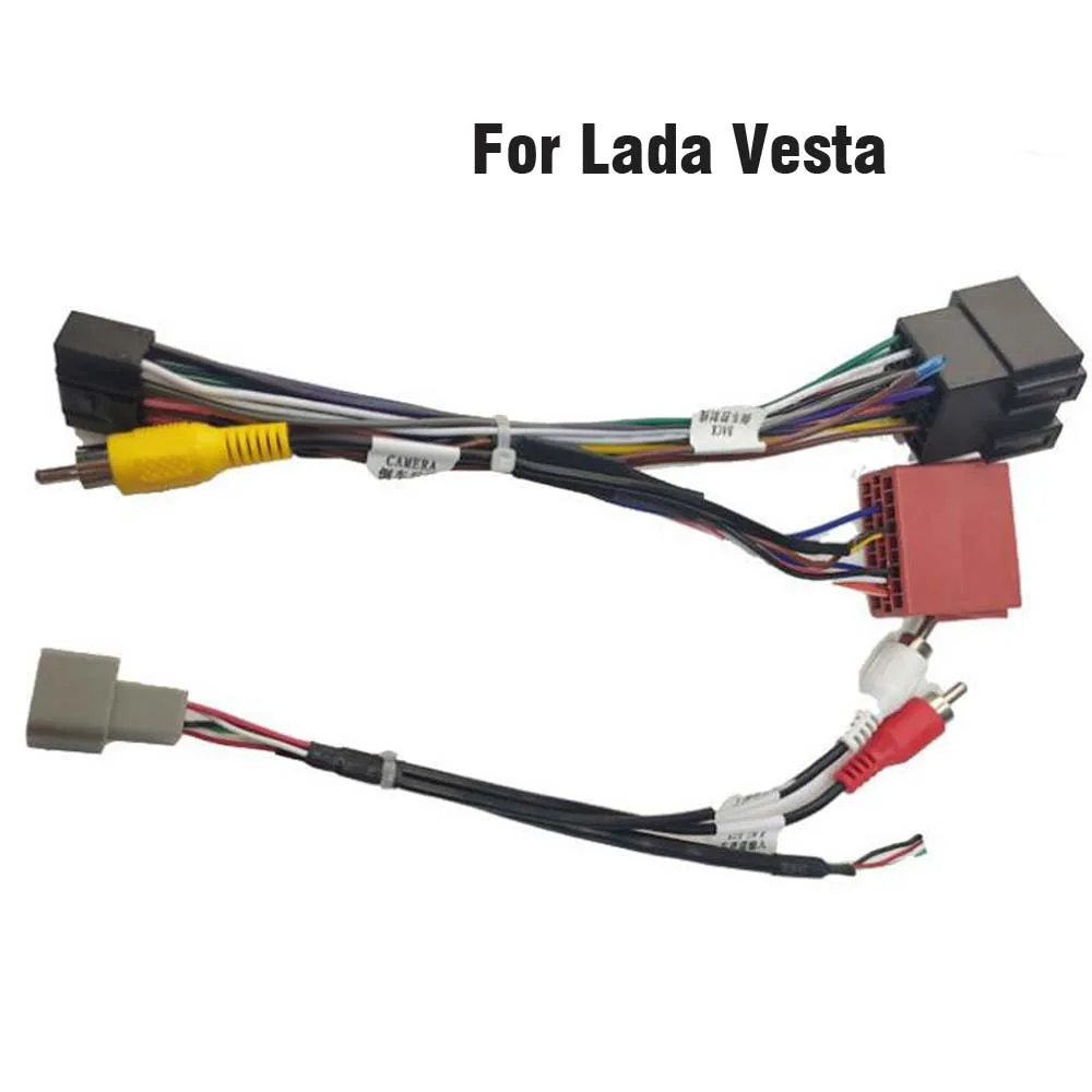 Car Radio Stereo Wiring Harness Cable Adapter Android 16pin For Lada Vesta 2006-2016 | Автомобили и мотоциклы