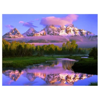 

WSFS Hot Diamond Embroidery Landscape Diamond Mosaic Kit Diamond Painting Full Square Picture Rhinestone Sale Full Set Beads