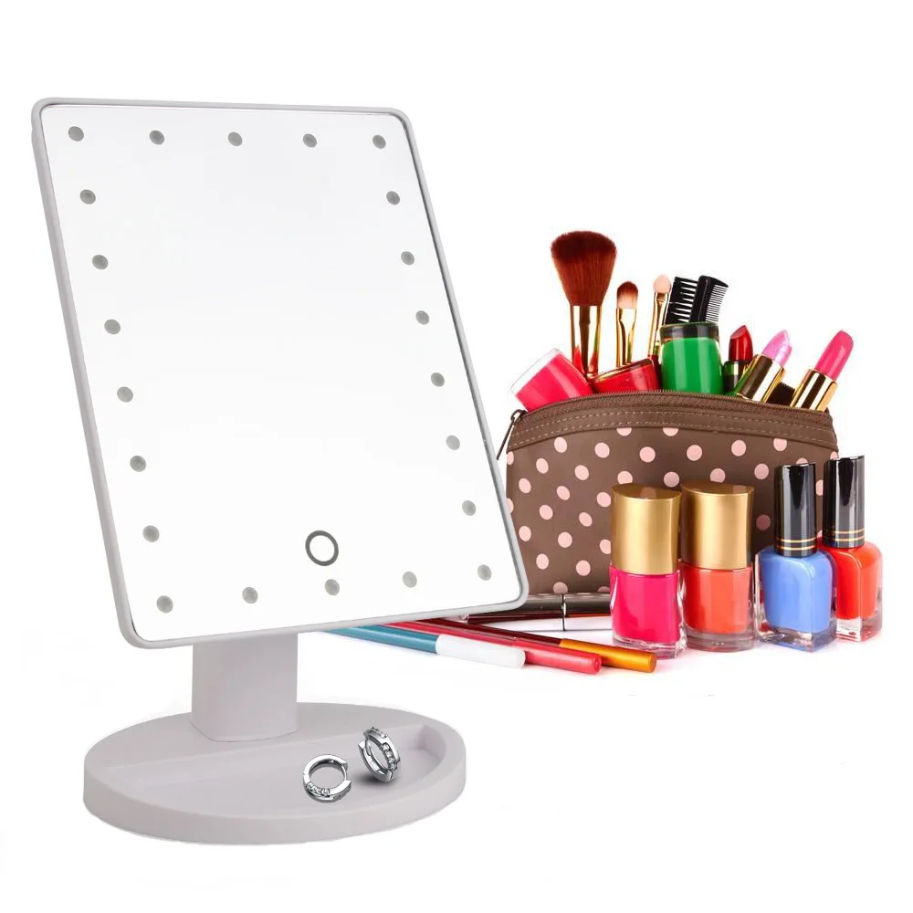  Professional 22 LED Makeup Mirror Light Portable Rotation Vanity Lights Lamp Touch Bright Adjustabl - 4000248998067