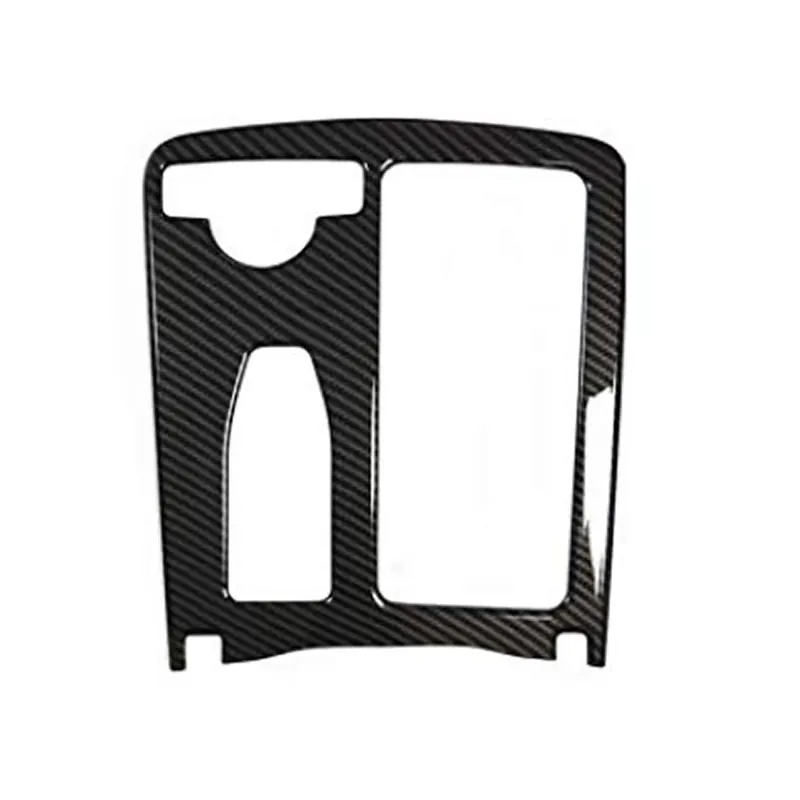 Carbon Fibre Для C CLUSE W204 W212 C180 Portabicchieri центральный Copertura Pannello Adatta Accessori Carbonio Fibra Авто чашка holdesticker - Название цвета: Carbon Fibre