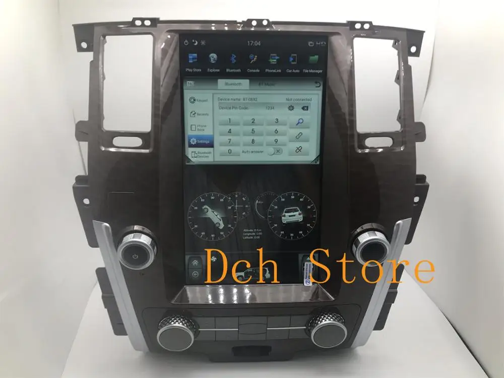 13 6 ''вертикальный tesla стиль Android 9 0 автомобильный dvd плеер GPS для nissan Patrol 2010 2019