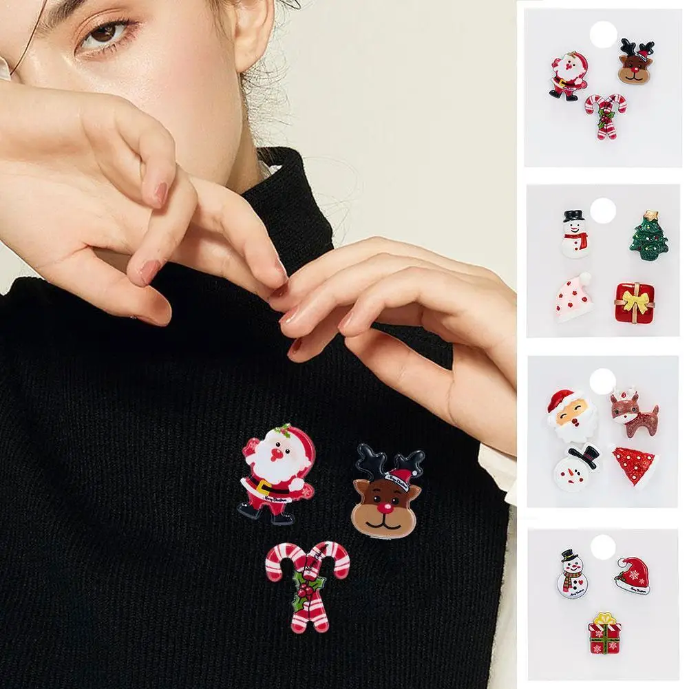 Винтажные броши с кристаллами в виде рождественской елки булавки форме