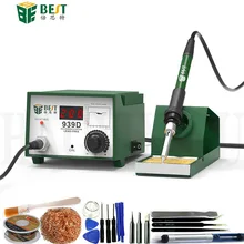 Горячая Распродажа контроль температуры бессвинцовые паяльные и паяльные станции BST-939D