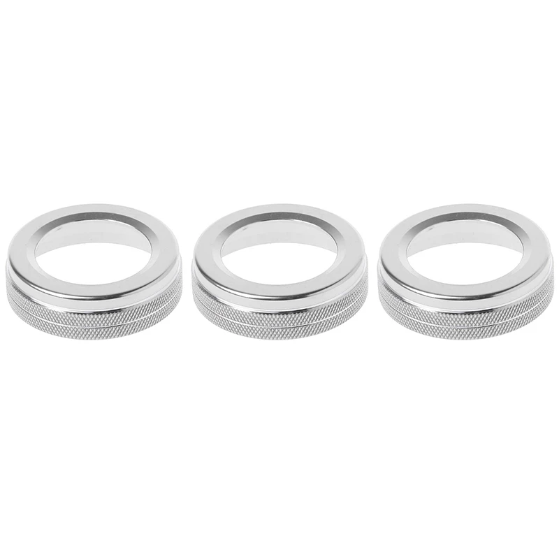 

Car Styling Air Conditioning Volume Knob Decoration for Mercedes Benz A B E Class GLK GLA CIA GLE ML GL Silver