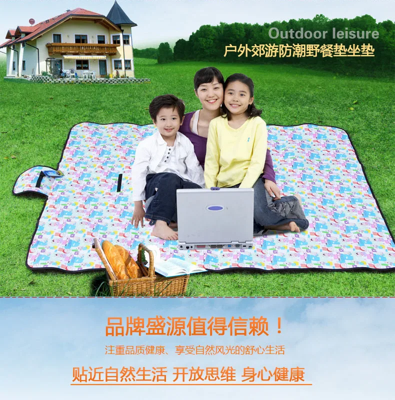 ShengYuan напрямую от производителя продажи холст алюминиевая пленка коврик для пикника, сияющий детский коврик для ползания пляжный Кемпинг под открытым небом коврик