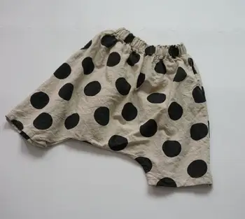 

2020 Korean Style Baby Girs Dots Pants Summer Fashion Kids Girls Pants 1-6 Years