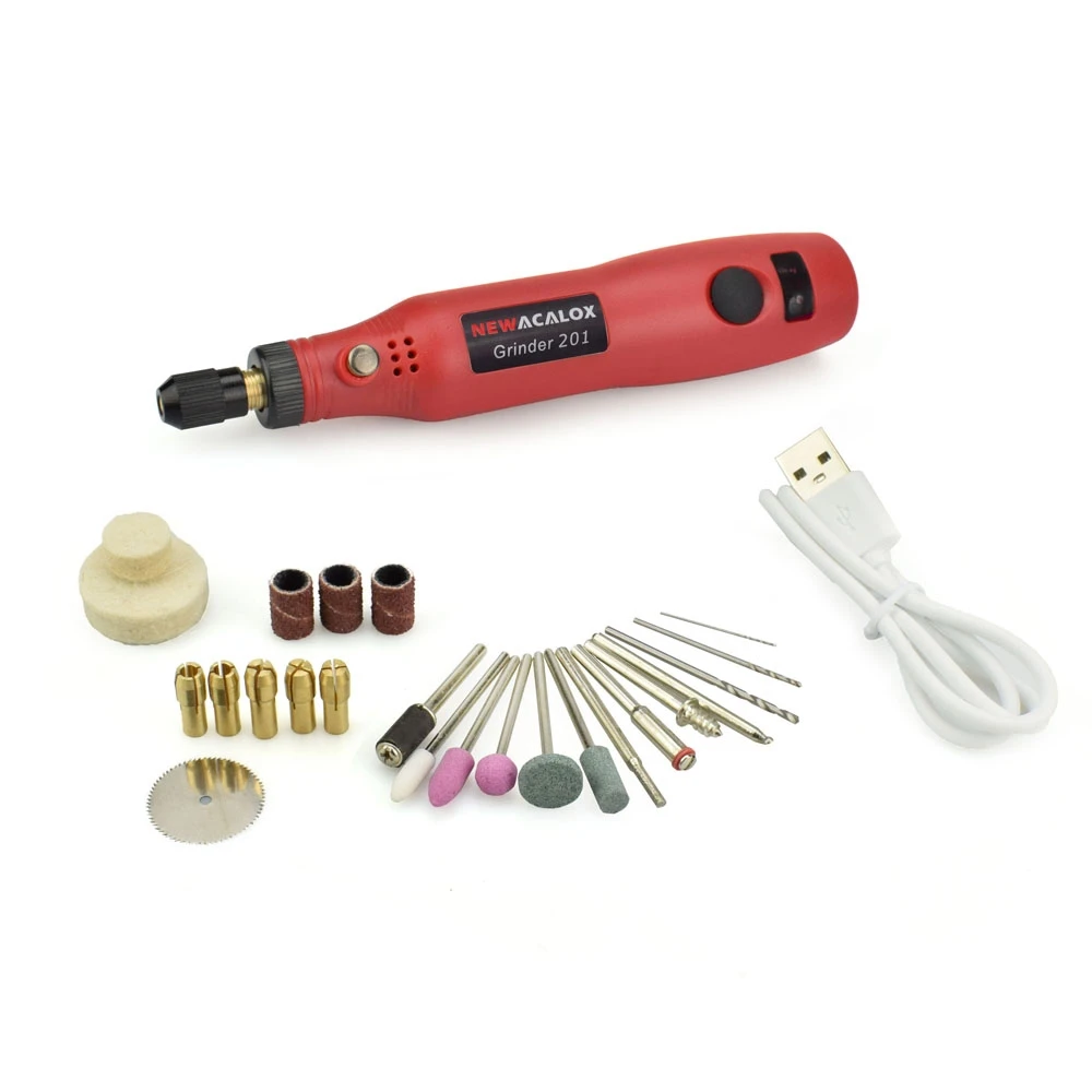 

USB 5V DC 10W Mini Wireless Grinding Machine Variable Speed Rotary Tools Kit Drill Engraver Pen for Milling Polishing