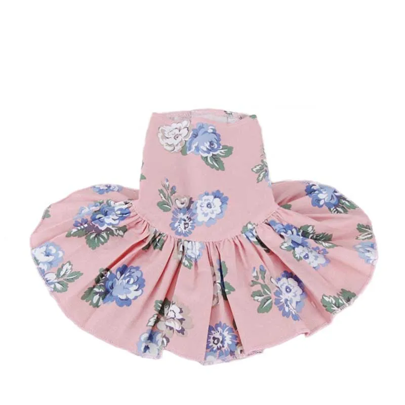 style 3 Летняя одежда для собак разноцветный принт «домашние животные» юбка в горошек; комплект одежды; одежда для щенка одежда, товары для домашних животных - Цвет: style 3
