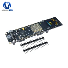 ESP8266 ESP32 jaune bleu 0.96 ''0.96 pouces CP2102 OLED affichage WiFi Bluetooth 18650 Lithium batterie bouclier carte de développement(China)