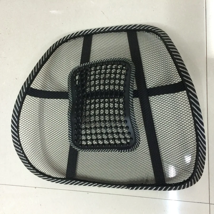 [Le yu подушка для поддержки поясницы] шероховатая стальная проволочная Кожаная подушка для поддержки поясницы автомобильный массаж здоровая поясничная подушка массаж кожи Na