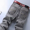 2022 New Men's Stretch Regular Fit Jeans Business Casual Classic Style Fashion Denim Trousers Male Black Blue Gray Pants ► Photo 3/6