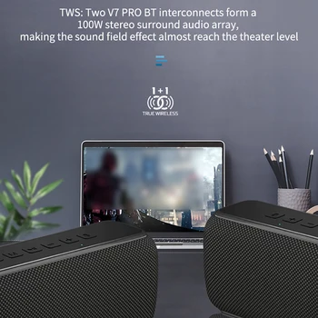 

50W bluetooth Speaker Column Soundbar Portable bluetooth 5.0 IPX5 Waterproof TWS Heavy Bass Loundspeaker Subwoofer Boomboxes