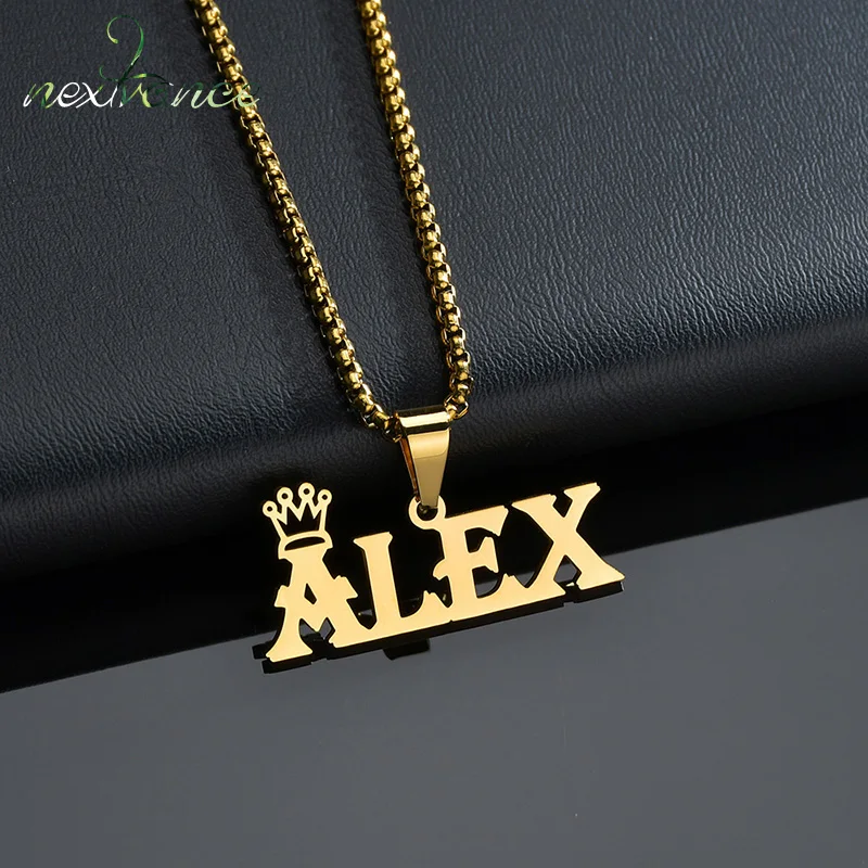 Nextvance Stainless Steel Name Necklaces free Outlet sale feature Necklace Solid Cur with