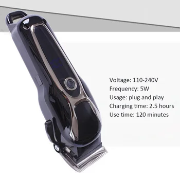 

Barber powerful hair clipper barber professional hair trimmer for men electric cutter hair cutting machine haircut salon tool