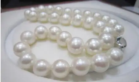 New 1016 +++ 10-11mm Natural White SOUTH SEA Pearls Necklace 18&quot | Украшения и аксессуары