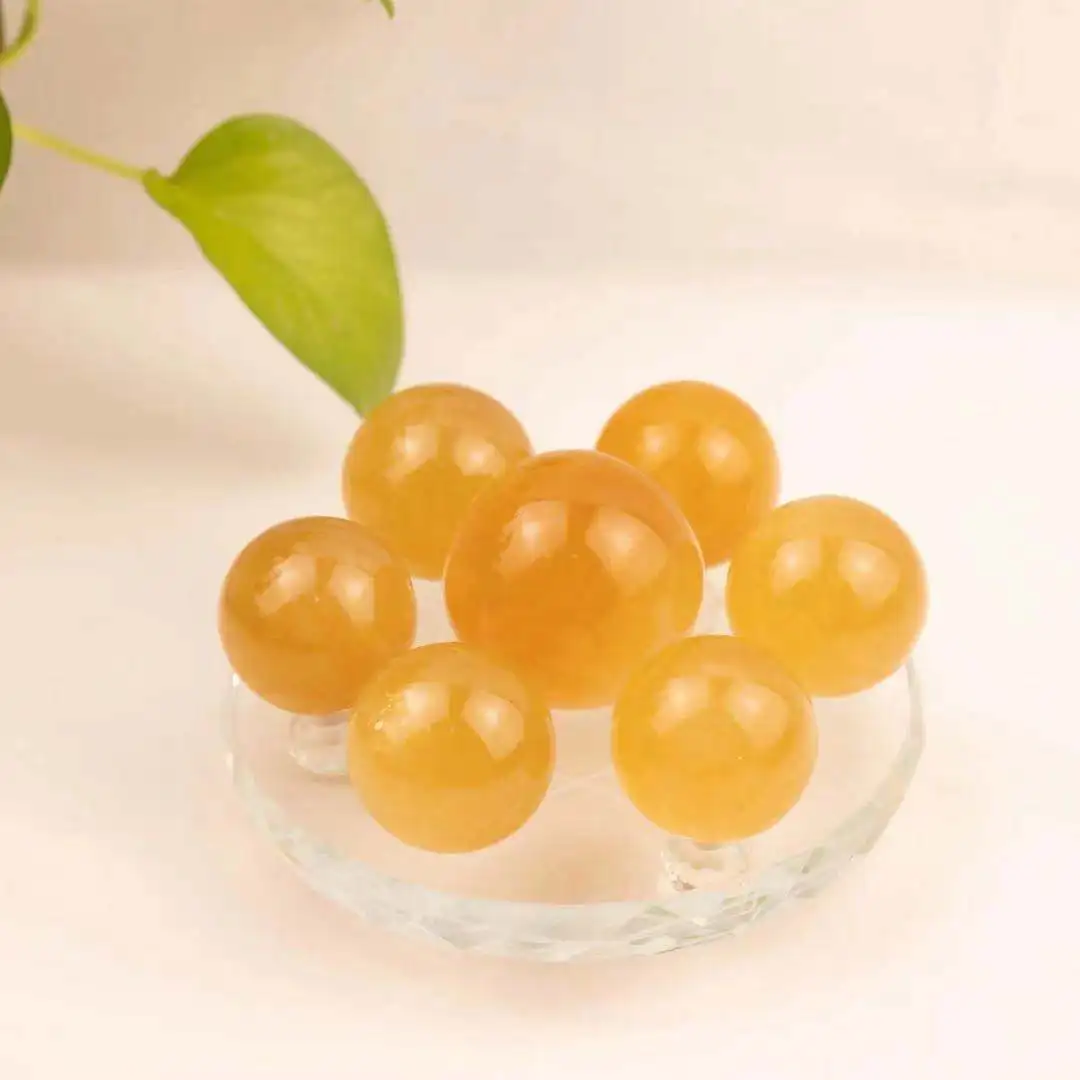 Высококачественный натуральный хрустальный шар seven star array с основанием | Дом и сад