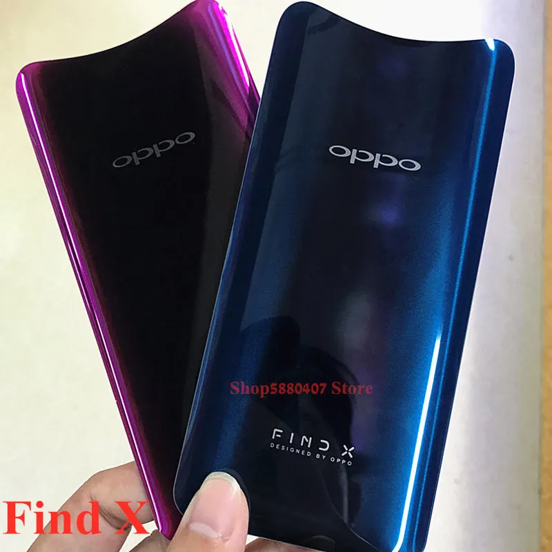 100% Оригинальный чехол для OPPO Find X задняя крышка батарейного отсека стеклянный |