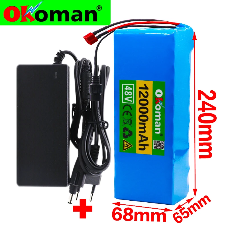 12ah 13s3p Высокая мощность 12000mAh 18650 батарея электрический автомобиль мотоцикл DIY BMS
