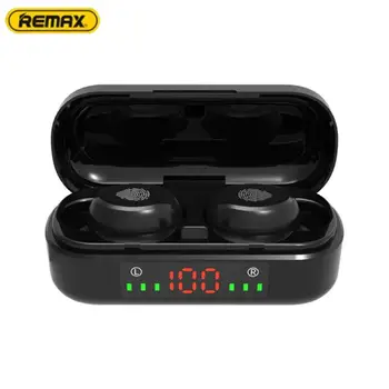 

V8 TWS Bluetooth 5.0 Wireless Headset Running Fitness Waterproof HiFI Sound Quality LED Power Display Can Be Used Separately