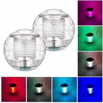

LED Solar Multicolor Variable Pool Floating Light LED Solar Pool Floating Light Pool Waterproof Decoration Lamp Night Lantern