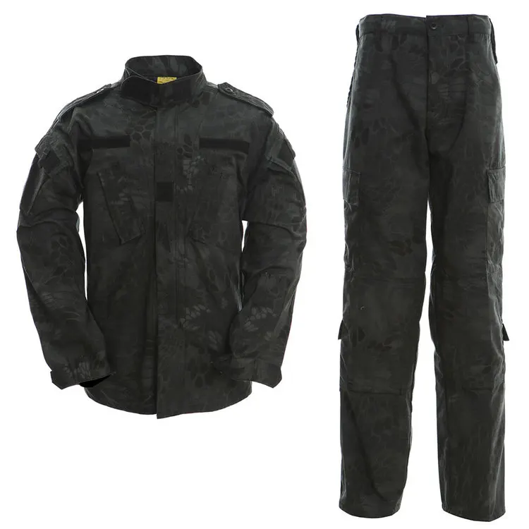 

Camouflage Military Army Tactical Uniform Set Multicam Black Combat Shirt BDU Pants Men Hunting Clothes Airsoft Sniper Clothing