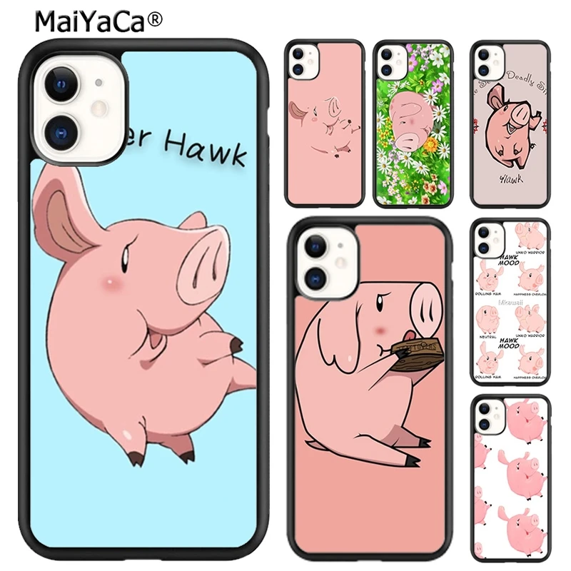 MaiYaCa Hawk Seven чехол для телефона Nanatsu no Taizai iPhone SE 6 6s 7 8 plus X XR XS 11 12 13 pro max Galaxy S9 S10 |
