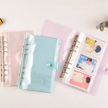 

A6 Photo frame Transparent Loose Leaf Binder Notebook Inner Core Cover Note Book Planner Office Stationery Supplies
