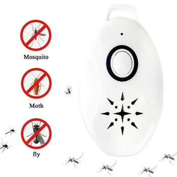 

Portable Ultrasonic Mosquito Kill Pest Insect Repellent Travel Outdoor Flea Prevention Cockroaches Ant Flies Bugs Fleas Repeller