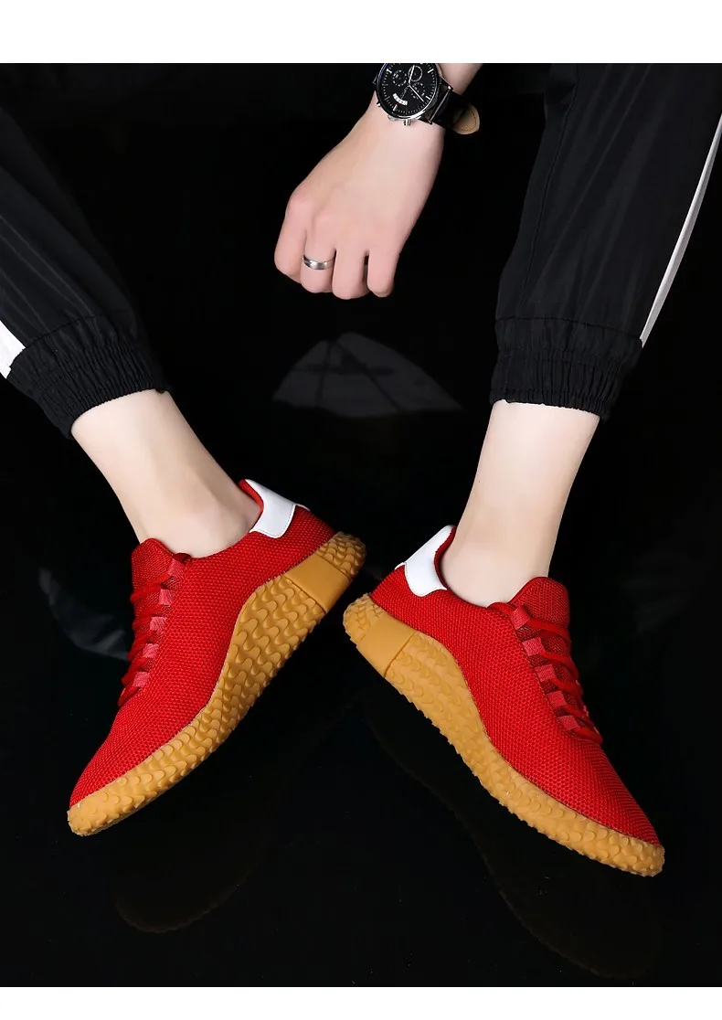Xiaomi Flyknit/мужская повседневная обувь; Классическая простота; Мужская Спортивная обувь; резиновые кроссовки; Лидер продаж года; дышащие кроссовки для бега;