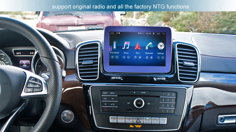 8 дюймовый Android дисплей для Benz GLE GLS 2016 2019 автомобильный Радио мультимедийный