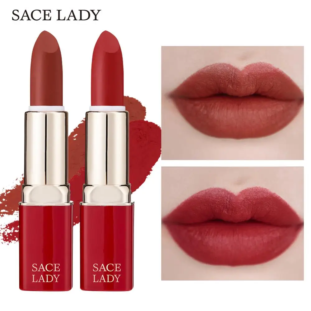 

SACE LADY Velvet Matte Lipstick Makeup Highly Pigmented Long Lasting Make Up Waterproof Lip Sticks lips Cosmetic Wholesale