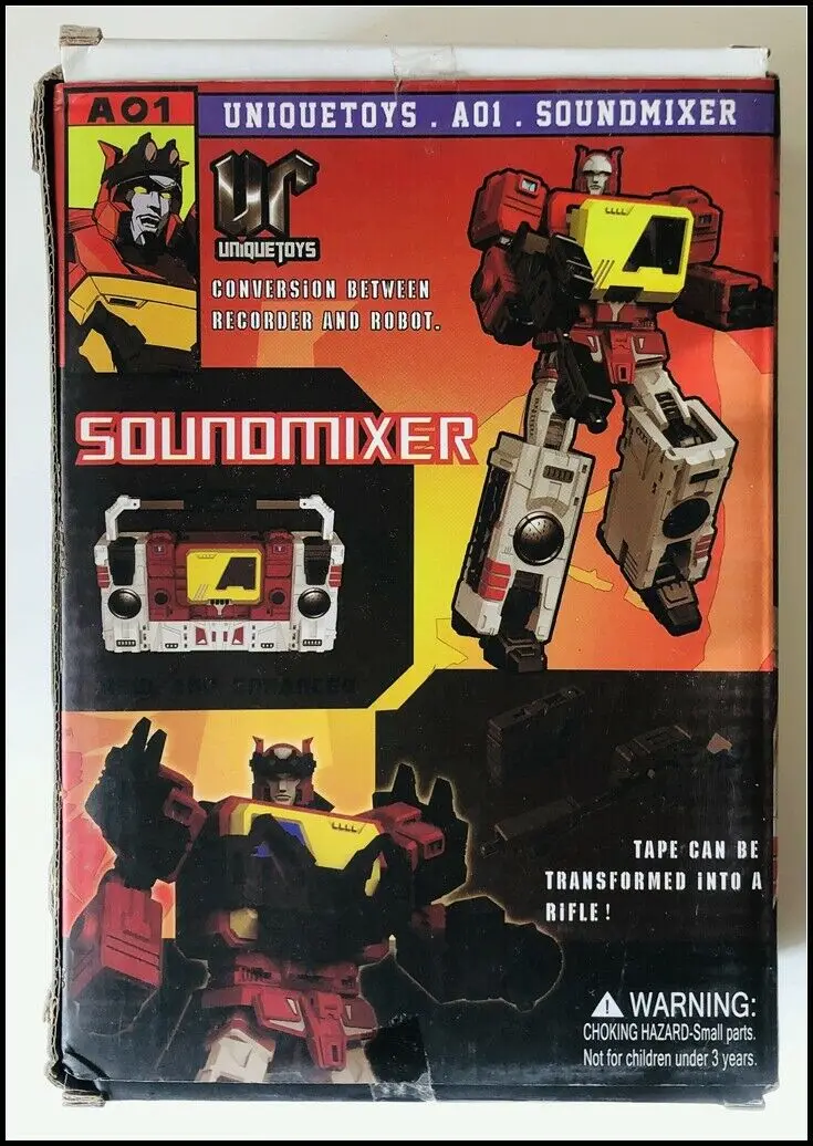 Новая трансформация уникальные игрушки UT A01 SOUNDMIXER G1 SOUNDBLASTER игрушка подарок