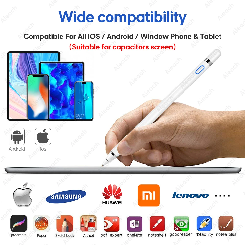 Стилус для Apple Pencil iPad iPhone 6 7 8 Plus X XS 11 Pro Max для samsung huawei Xiaomi OPPO Vivo смартфон планшет
